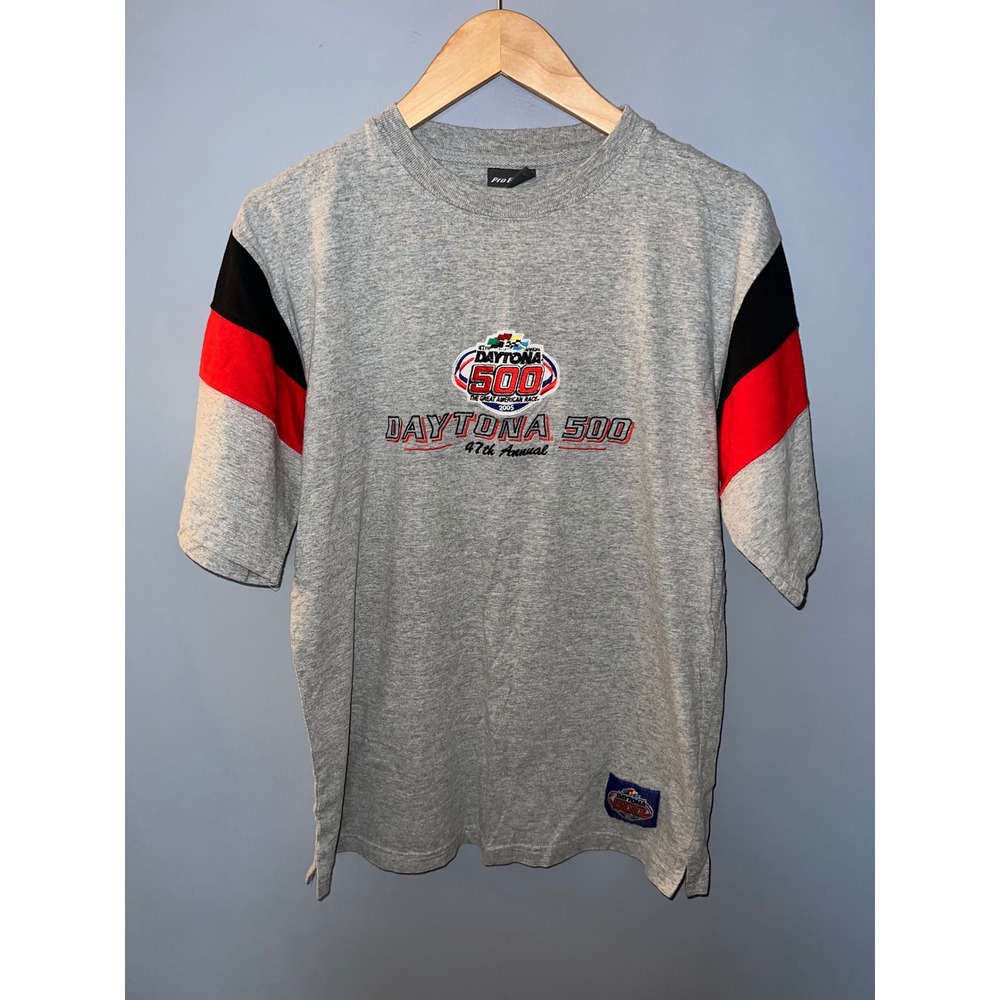 Pro Edgeโ Daytona 500 47th Annual 2005 Racing T-Shirt Grey Mens Medium